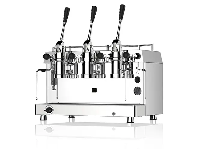 Dual fuel commercial coffee machine for mobile coffee truck