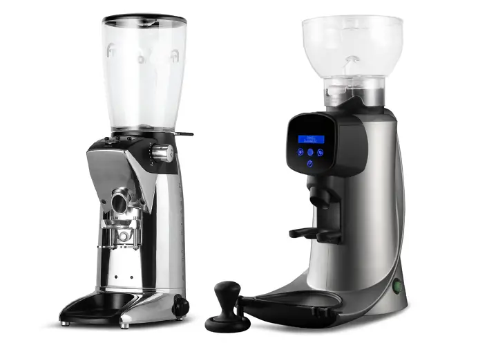 Commercial coffee grinder for mobile coffee shop